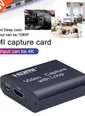 HD 1080P 4K HDMI-compatible Video Capture Card To USB 2.0 Vi