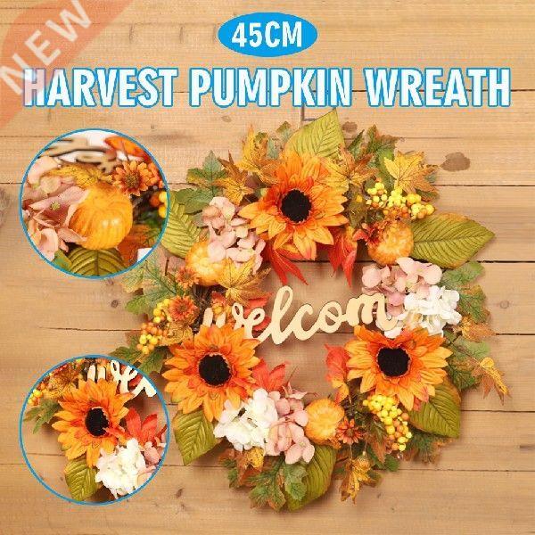 1 Pc Harvest Festival Thanksgiving Party Wreath Flower