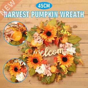 1 Pc Harvest Festival Thanksgiving Party Wreath Flower