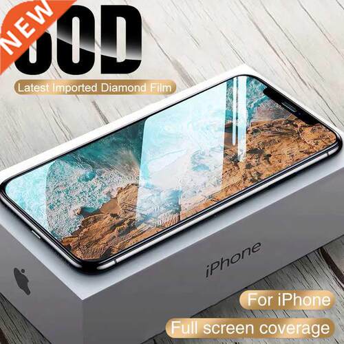 60D Full ver Protective Glass On For iPhone 12 11 13 Pro Max