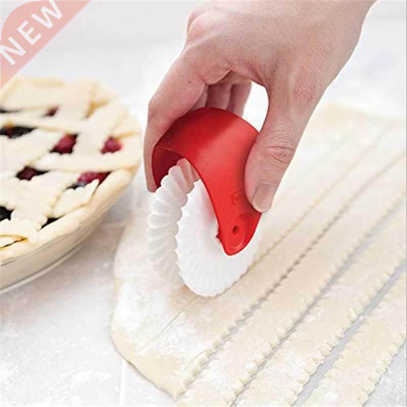 2Pcs/set Kitchen Pizza Pastry Lattice Cutter Pastry Pie Deco