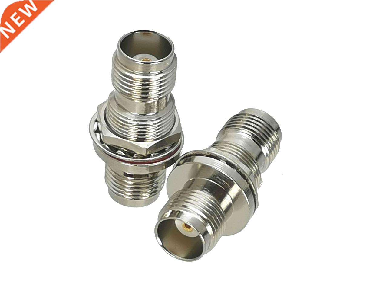 1Pcs TNC Female jack to TNC Female jack Bulkhe Nut RF ap