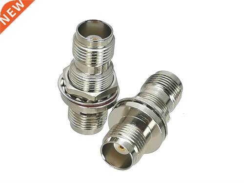 1Pcs TNC Female jack to TNC Female jack Bulkhe Nut RF ap