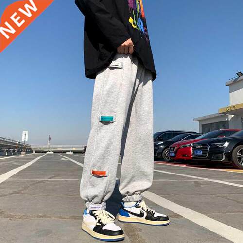 Spring sports sweatpants men's loose leggings casual pants
