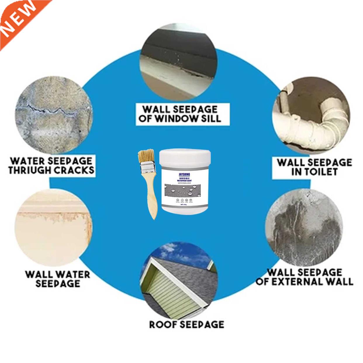 30/100/300ML Waterproof Invisible Toilet Anti-leak Nano Spra