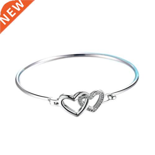 Fanualoli s925 Sterling silver love het bracelet Fashion F