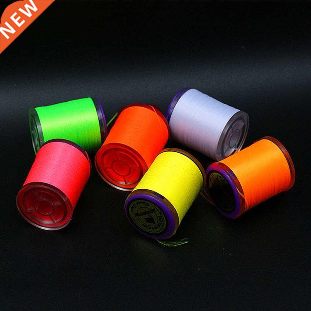 6 UV fluo colors set 6/0 fly tying thread 250yards per spool
