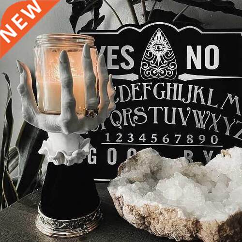 Halloween Resin Witch Hand Candlestick Creative Ghost Hand
