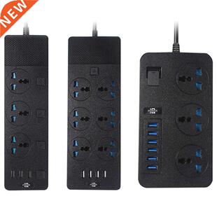 Power Strip Surge Protector 3/6 AC Outlets And 3/4/6 USB