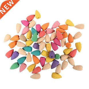 100Pcs Reflux Incense Cones Aromatherapy Lavender Rose