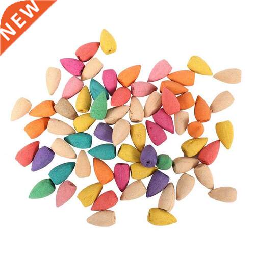100Pcs Reflux Incense Cones Aromatherapy Lavender Rose