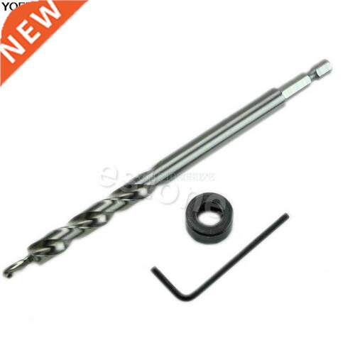 1/4 Drills Bits Hex Twist Step Drills Bits Set for Kreg Poc