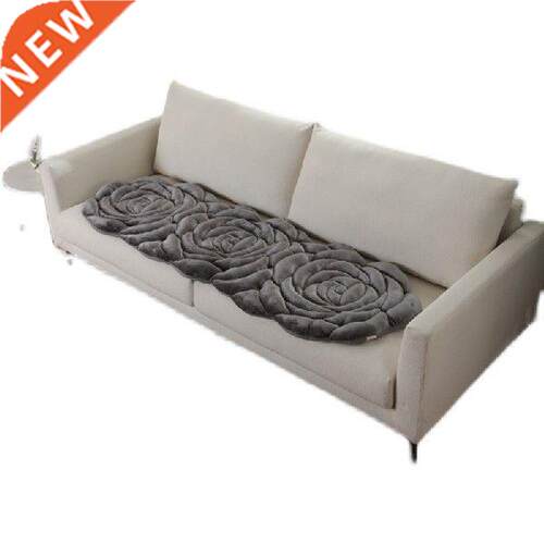 Rose-Shaped Plush Cushion Thickened Non-Slip Single Double
