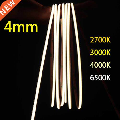 Super Thin COB LED Strip Lights 4mm 480LEDs/m Flexible Linea