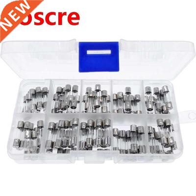 Freeshipping 50Pcs Fast-blow Glass Fuses Set 5x20mm 0.2A 0.5