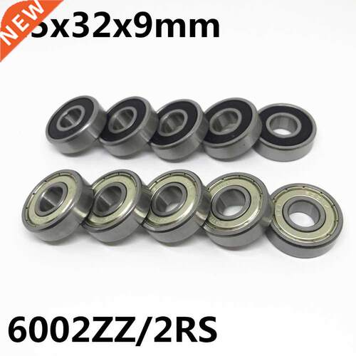 10Pcs High quality 6002ZZ 6002-2RS ball bearing 15x32x9 mm d