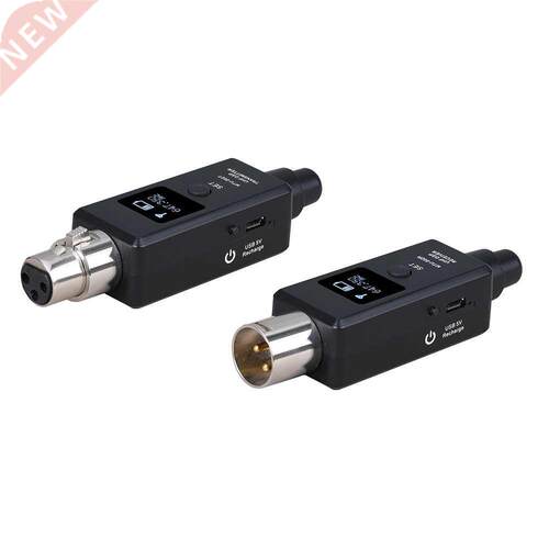 1Pair Micphone Wireless System UHF DSP Transmitter Receiver