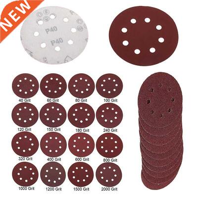 160Pcs 40-2000 Grits 125mm Round Shape Sanding Discs uffing