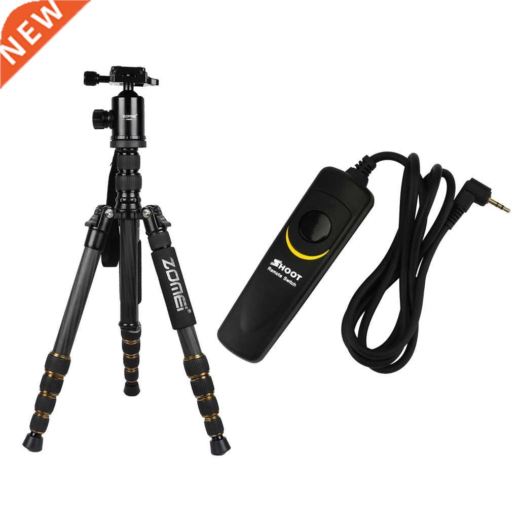 Shutter Release + Z699C Carbon Fiber Travel Monopod & Ba