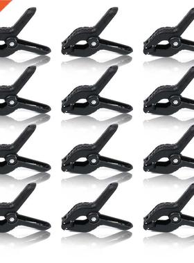 12Pcs Photography Heavy Duty Muslin Clamps, 6CM Photo Booth
