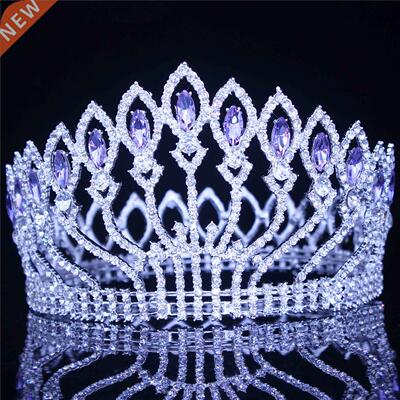 Crystal Queen Wedding Tiara Crown Bridal Pageant Hair Orname
