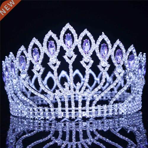 Crystal Queen Wedding Tiara Crown Bridal Pageant Hair Orname