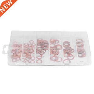 110pcs Imperial 6 Sizes Flat Washers Gaskets Assortment Set