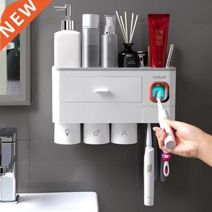 Magnetic Adsorption Inverted Toothbrush Holder Automatic Too