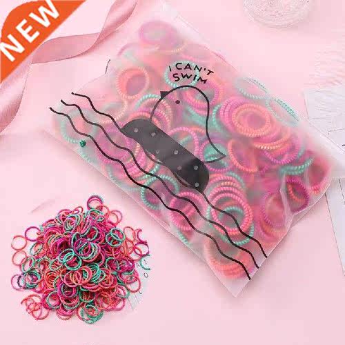 50Pcs/Pack Small Reusable Hair Bands Scrunchie Girls