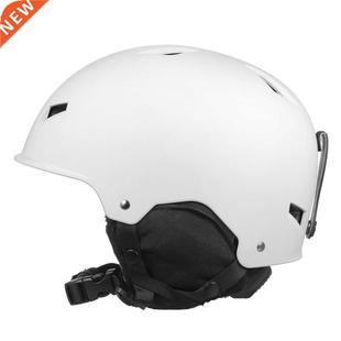 2021 New Women Men Snowboard Helmet with Detachable Earmuff