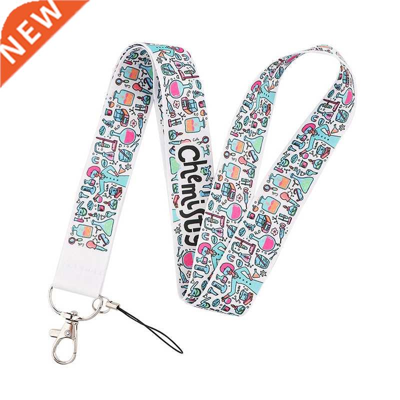 Science Neck Strap Lanyards Keychain Badge Holder ID Card Pa