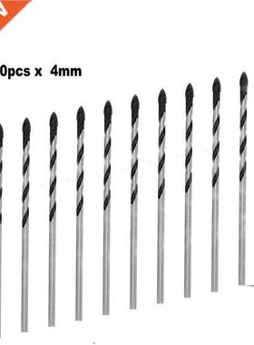 Twist Drill Bit Bits 10pcs Carbide Tipped Cutter, for Cerami