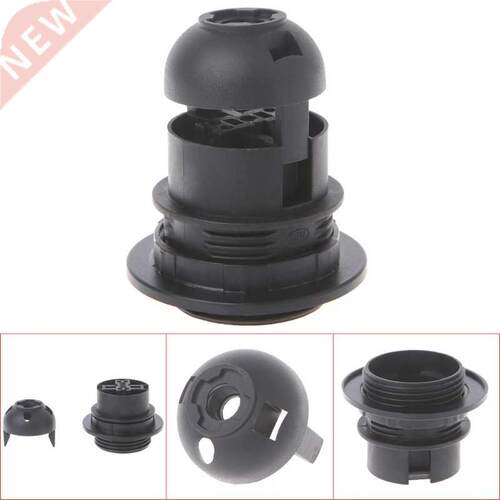 E27 Lamp Bulb Holder Edison Screw Socket White/Black Pendant