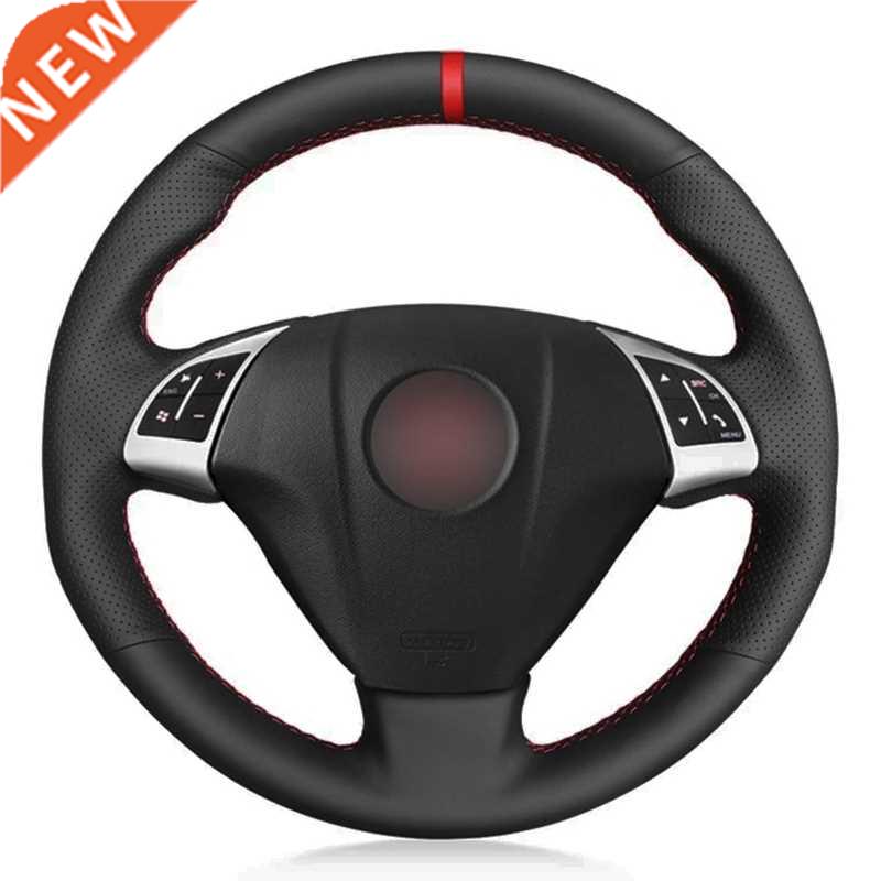 Car Steering Wheel ver Soft Black Artificial Leather For Fia