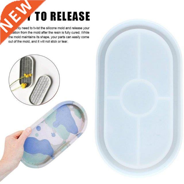Silicone Tray Oval Mold  Craft Tool Oval Ashtray Mold Coa