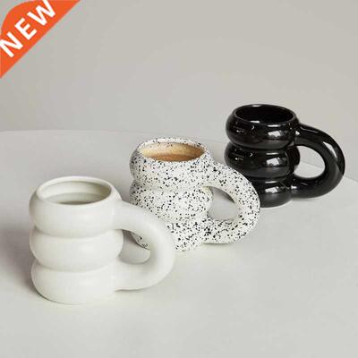 Creative Water Cup Ceramic Mug Nordic Coffee Cups with Big H