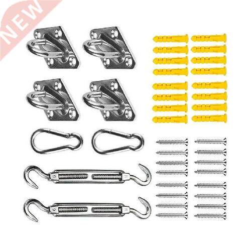 40Pcs/set Sun Shade Sail Canopy Accessories 304 Stainless