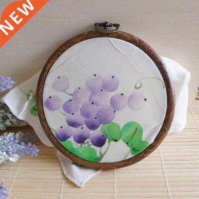 10cm Practical Embroidery Hoops Frame Set Bamboo Wooden Embr