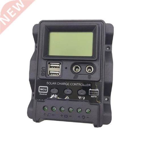 12V/24V Solar Charging Controller LCD Current Display Dual