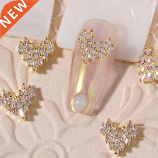 5Pcs Eye-catching Nail Decoration Exquisite Cubic Zirconia