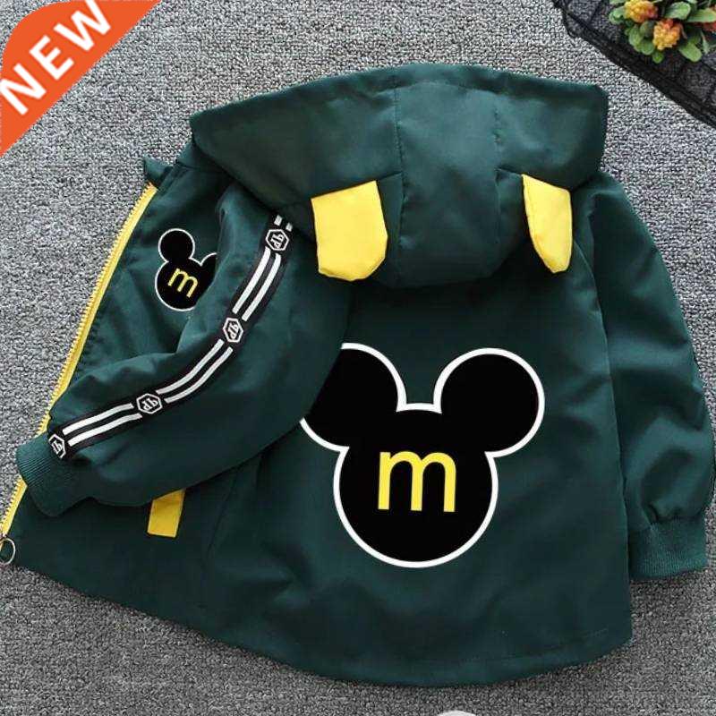 2022 New Boys Spring and Autumn Jacket Children's Cartoon Ho