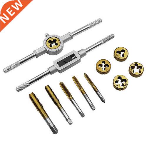 12 Pcs Taper Die Set Hardware Tools Hand Tapping Wrench Die