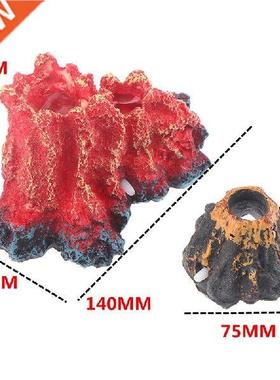 2 Styles Creative Aquium Volcano Shape & Air Bubble Ston