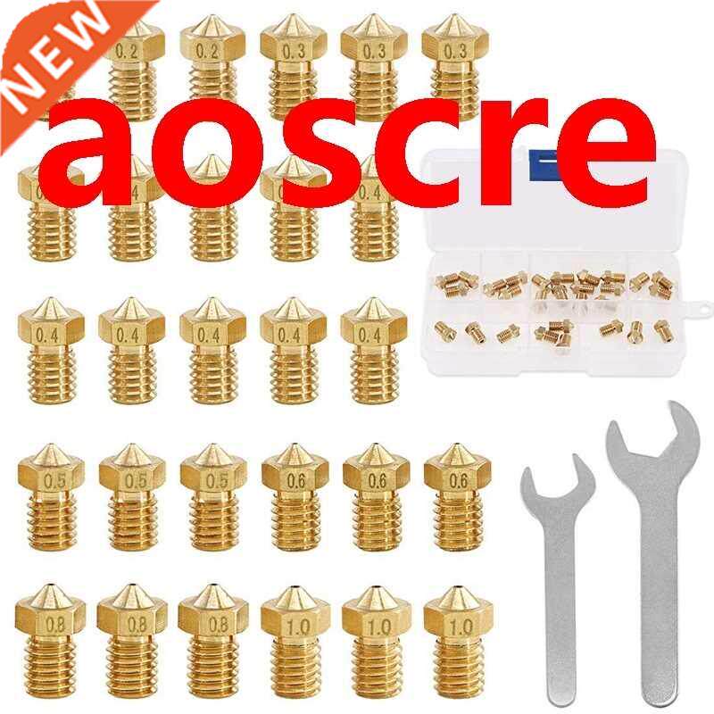 0 Pieces of D Printer Nozzle Kit Brass J-Head Extruder Pri