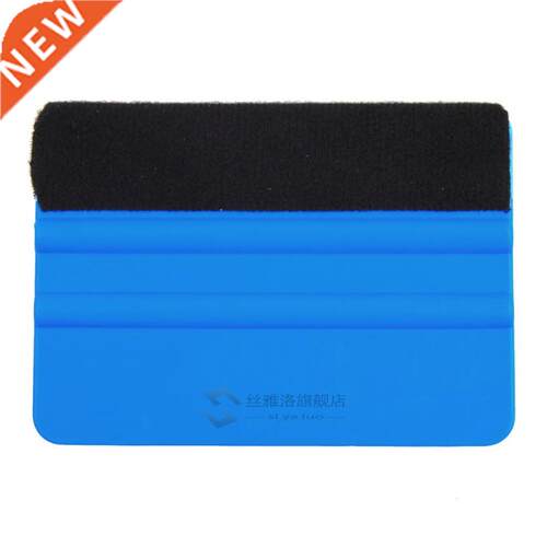 Blue Felt Squeegee Vinyl Film Wrap Tool Fabric Scraper Tinti
