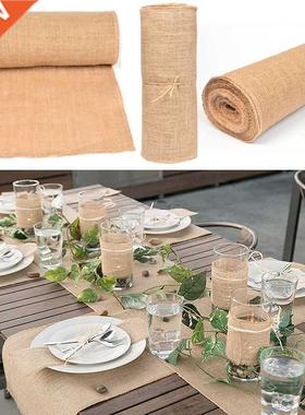 10Meter x 30CM Natural Jute Hessian urlap Rion Roll