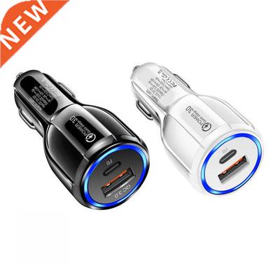QC.0 D Type-C 15W Car Charger Supports Laptop Fast Charging