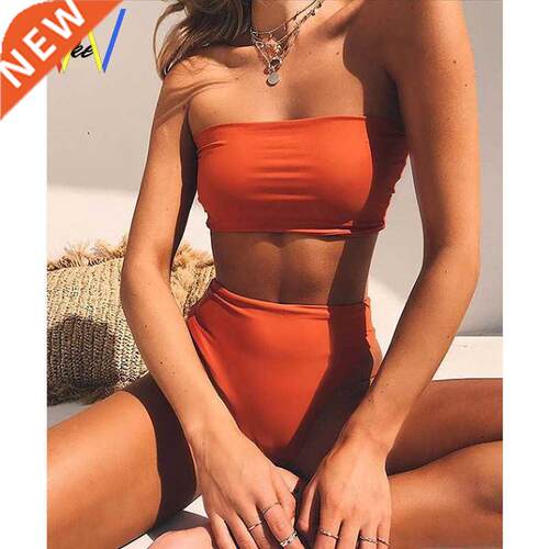 bikini set Swimwear swimsuit High Waist Women biquini Bath