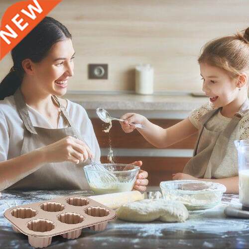 Canele Mold Cake Pan Non-Stck Cake Bakng Molds Durable