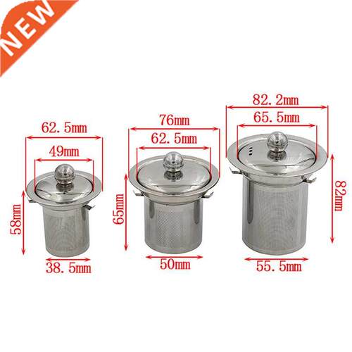 Reusable Stainless Steel Tea Strainer Mesh Infuser Basket Lo